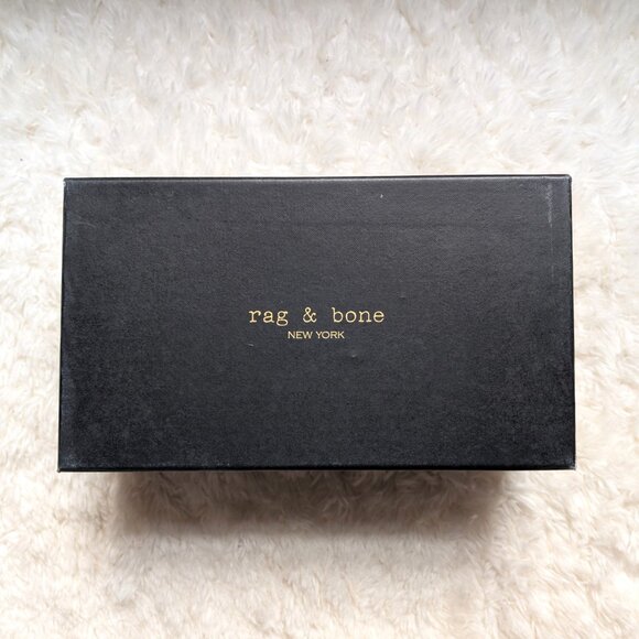 NWT rag & bone Arc Flat Suede Sandal Slide in Mustard (size: 6) - Picture 6 of 9